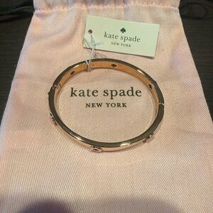 Kate Spade Rose Gold Studded Bracelet NWT